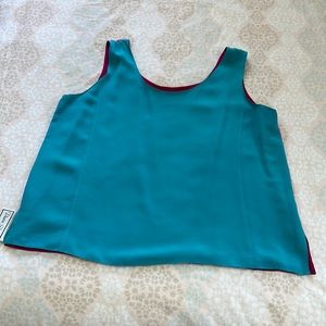 Diane Gilman silk tank top